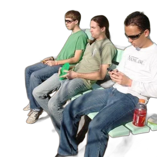 concept art, 3d render, three, men transparent PNG cut-out