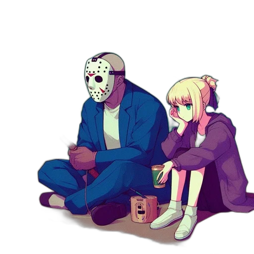 mask, robot, jacket, face transparent PNG cut-out
