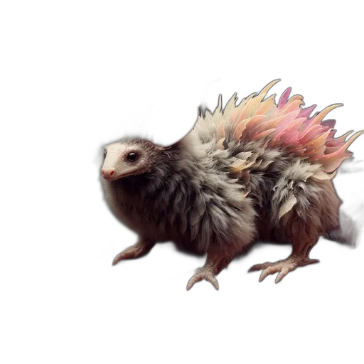 creature, animal, dragon, hair transparent PNG cut-out