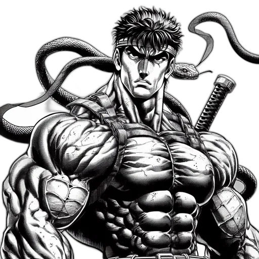 weapon, animal, hair, comic book art transparent PNG cut-out