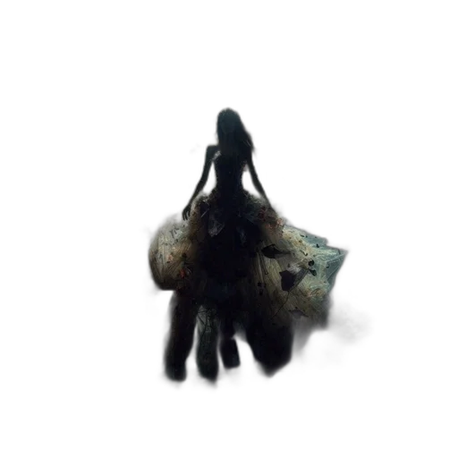 creature, animal, dress, hair transparent PNG cut-out