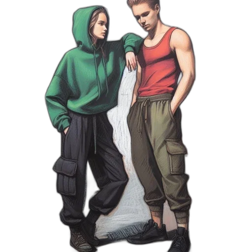 jacket, concept art, comic book art, photorealistic transparent PNG cut-out