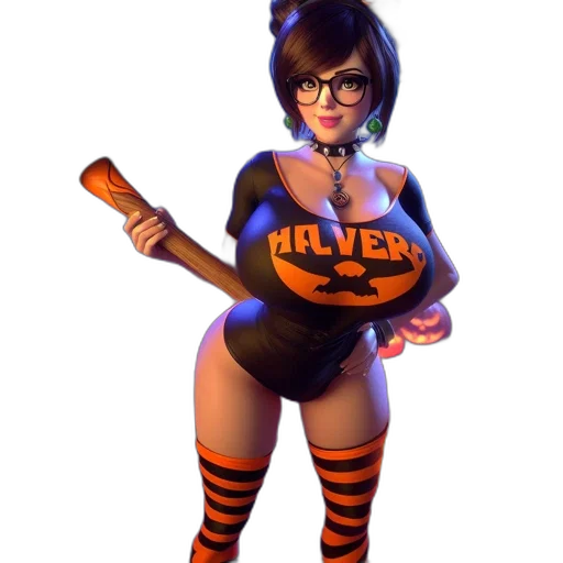 staff, weapon, 3d render, concept art transparent PNG cut-out