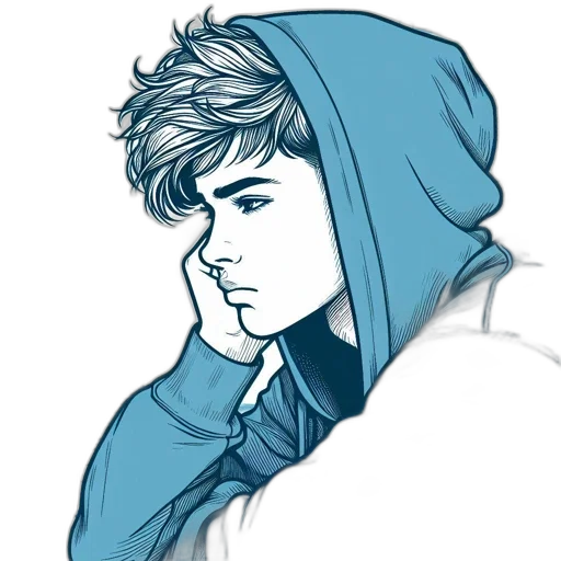 jacket, concept art, watercolor, cartoon transparent PNG cut-out