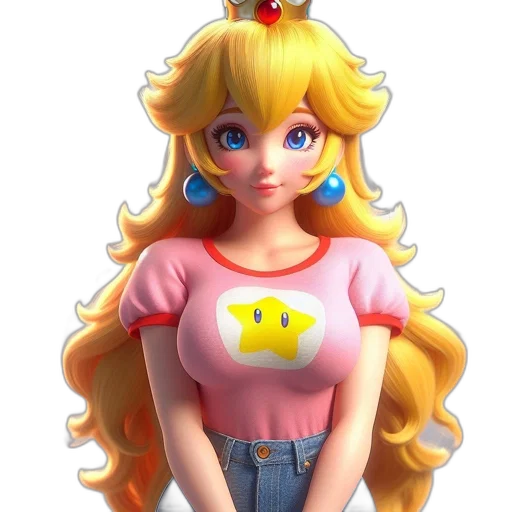 dress, crown, 3d render, concept art transparent PNG cut-out