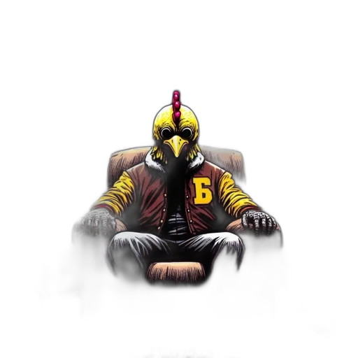 mask, robot, jacket, creature transparent PNG cut-out