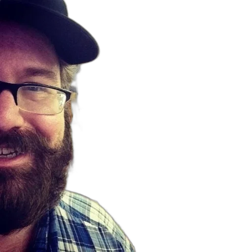 hat, staff, face, man transparent PNG cut-out