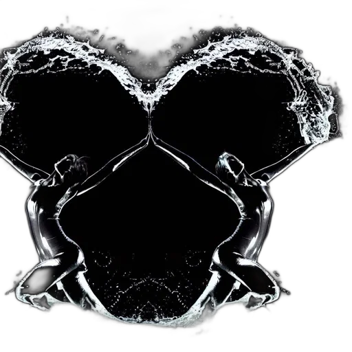 crown, mask, hair, face transparent PNG cut-out