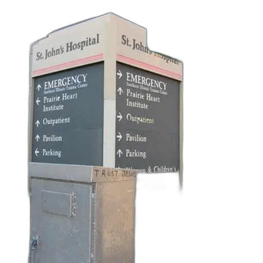 building, staff, 3d render, sign transparent PNG cut-out