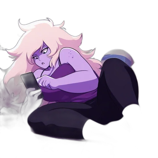 creature, weapon, staff, hair transparent PNG cut-out