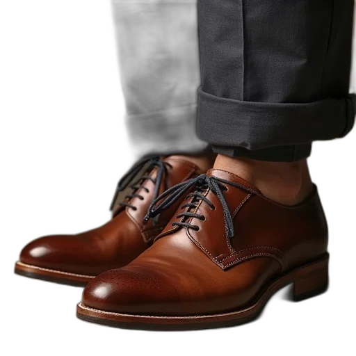 shoes, staff, photorealistic, 3d render transparent PNG cut-out