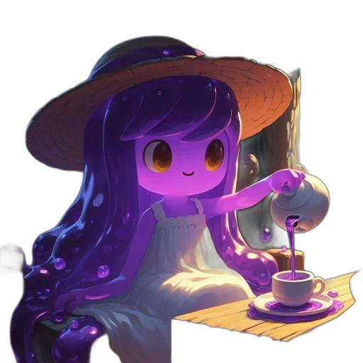 hat, staff, creature, crown transparent PNG cut-out