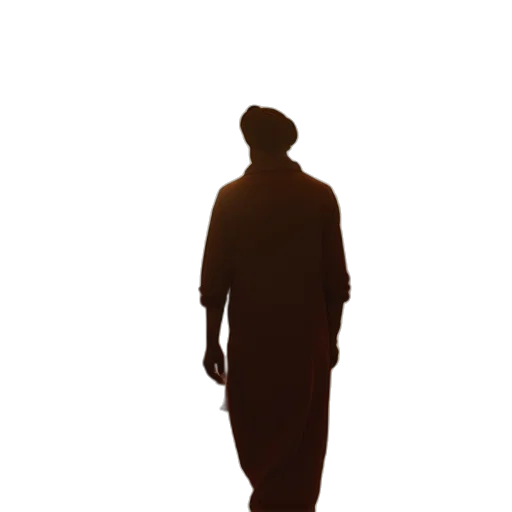 hat, staff, jacket, face transparent PNG cut-out