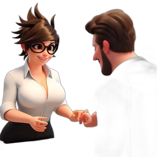 staff, jewelry, hair, 3d render transparent PNG cut-out