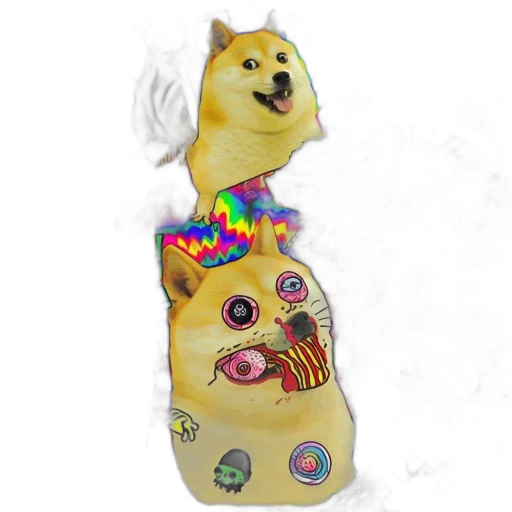 dress, animal, staff, concept art transparent PNG cut-out