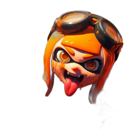mask, face, creature, jacket transparent PNG cut-out