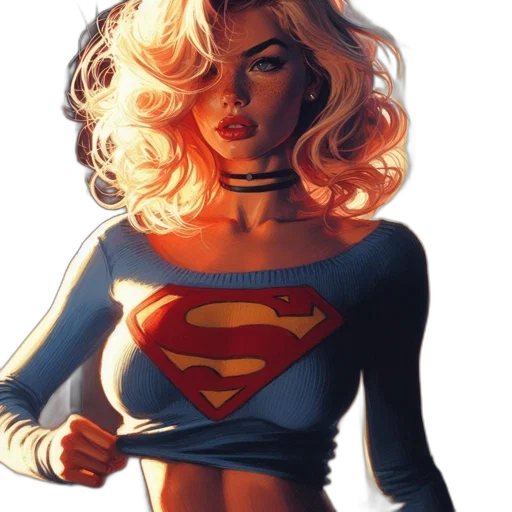 comic book art, concept art, fantasy art, cartoon transparent PNG cut-out