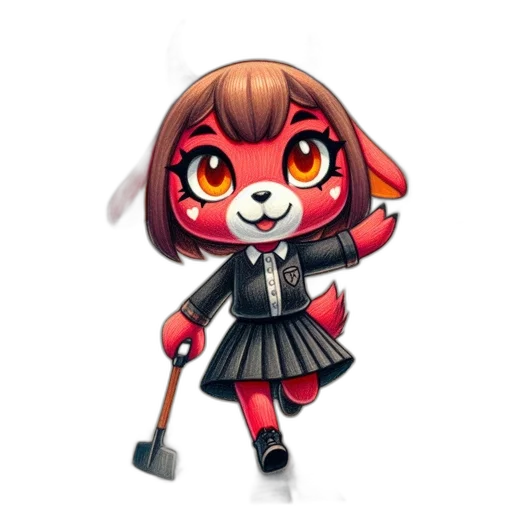 staff, weapon, animal, creature transparent PNG cut-out