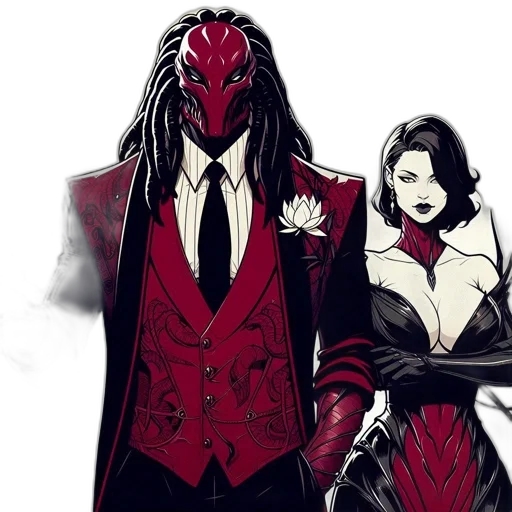 mask, comic book art, concept art, fantasy art transparent PNG cut-out