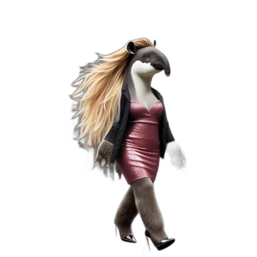 dress, mask, animal, creature transparent PNG cut-out
