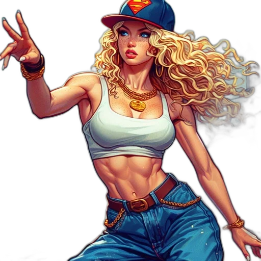 comic book art, concept art, cartoon, pixel art transparent PNG cut-out