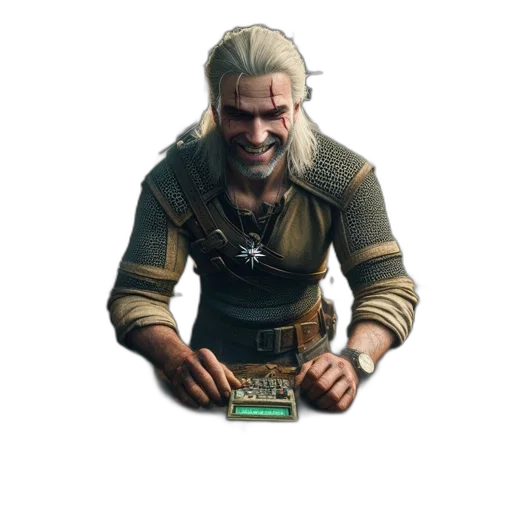 weapon, sword, staff, face transparent PNG cut-out