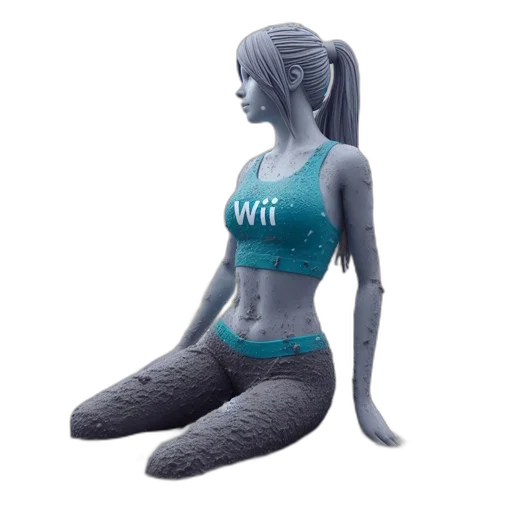 3d render, concept art, vaporwave, fantasy art transparent PNG cut-out