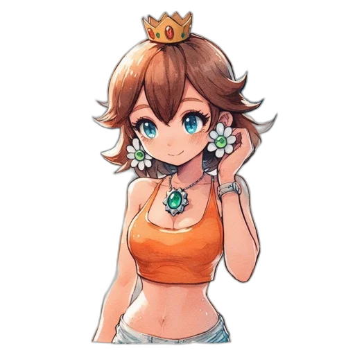 crown, flower, jewelry, dress transparent PNG cut-out