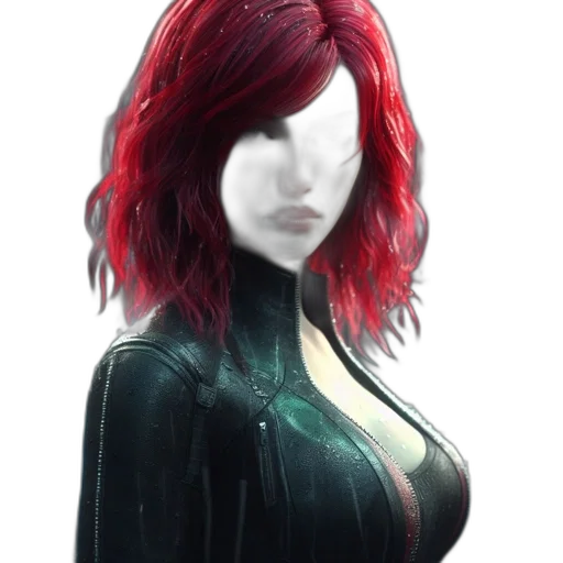 dress, face, mask, hair transparent PNG cut-out