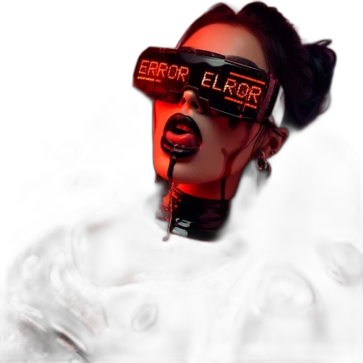 mask, cyberpunk, 3d render, concept art transparent PNG cut-out