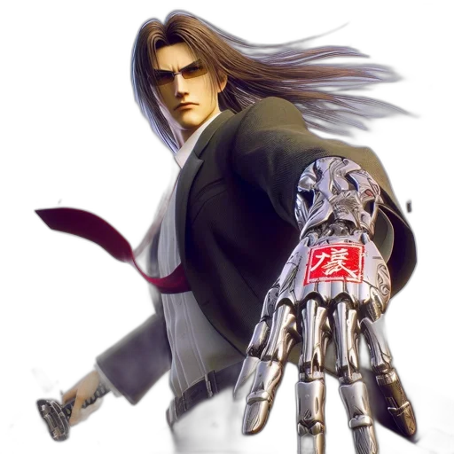 robot, weapon, concept art, cyberpunk transparent PNG cut-out