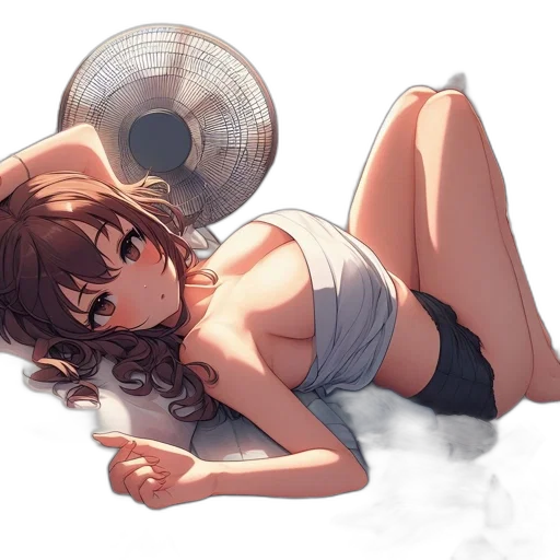 hat, umbrella, hair, weapon transparent PNG cut-out