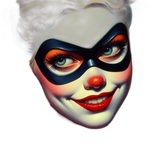 mask, face, 3d render, photorealistic transparent PNG cut-out