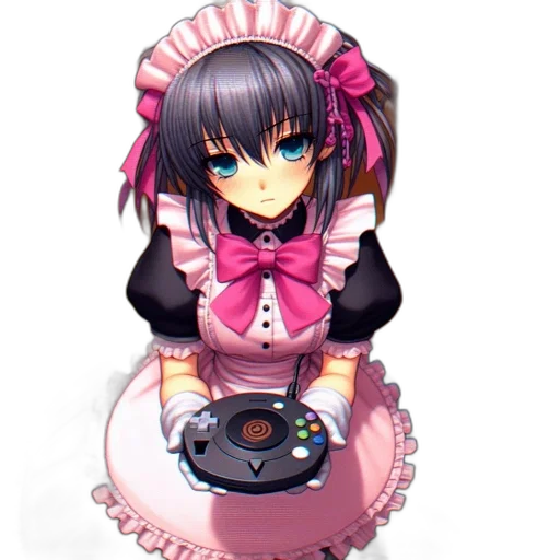 robot, dress, weapon, staff transparent PNG cut-out