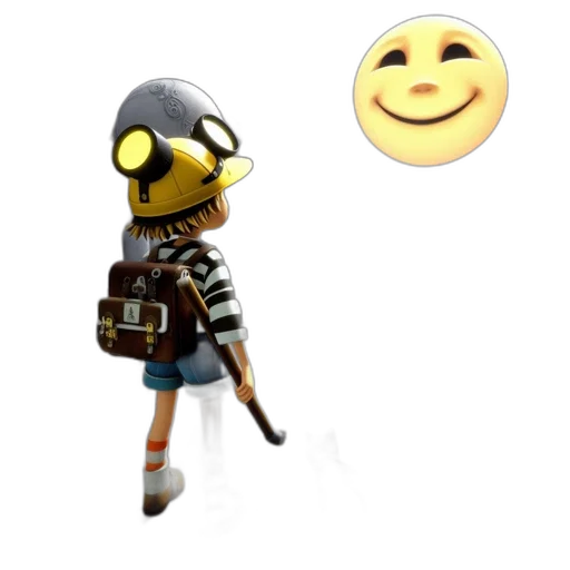 robot, mask, jacket, weapon transparent PNG cut-out