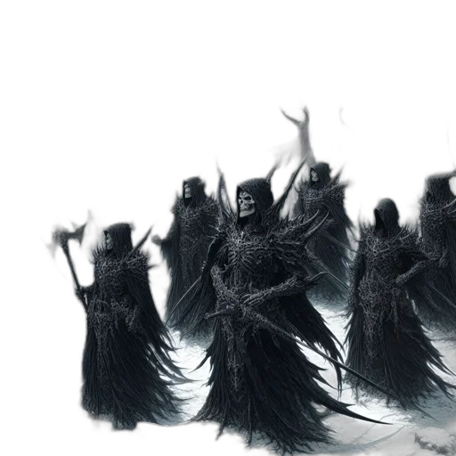 staff, mask, creature, hair transparent PNG cut-out