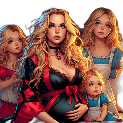 comic book art, concept art, photorealistic, fantasy art transparent PNG cut-out