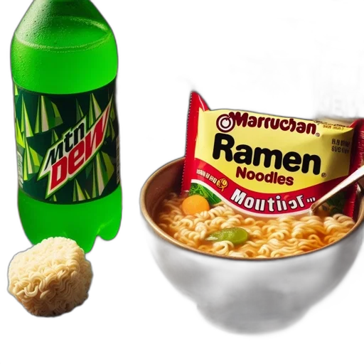 food, weapon, bottle, 3d render transparent PNG cut-out