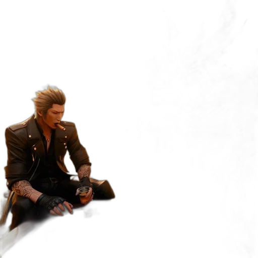 jacket, sword, weapon, dragon transparent PNG cut-out