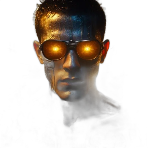 mask, robot, face, staff transparent PNG cut-out