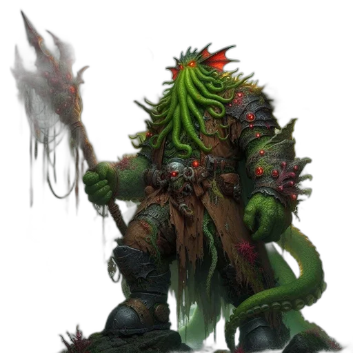 creature, staff, dragon, concept art transparent PNG cut-out