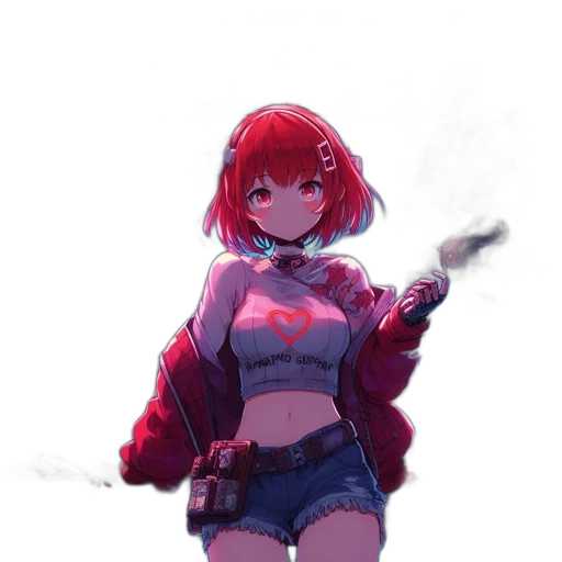 jacket, weapon, dress, staff transparent PNG cut-out
