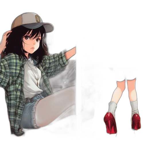 shoes, hat, jacket, dress transparent PNG cut-out