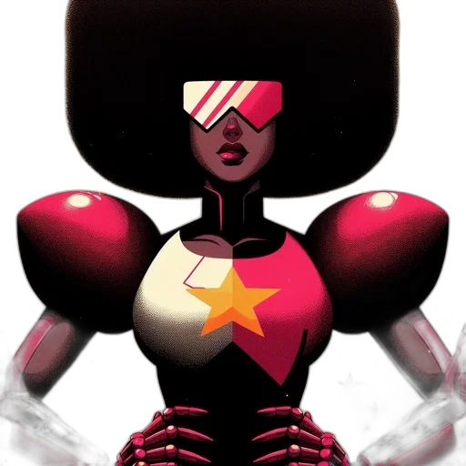 robot, crown, staff, weapon transparent PNG cut-out