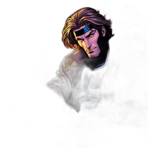 face, sword, comic book art, concept art transparent PNG cut-out