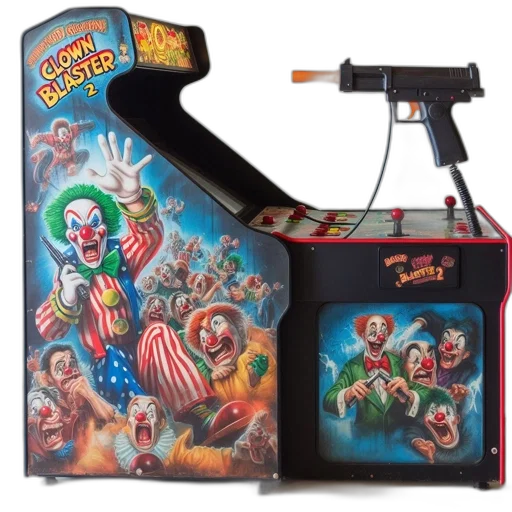 weapon, arcade, game, cabinet transparent PNG cut-out