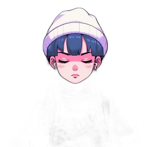 hat, creature, jacket, face transparent PNG cut-out