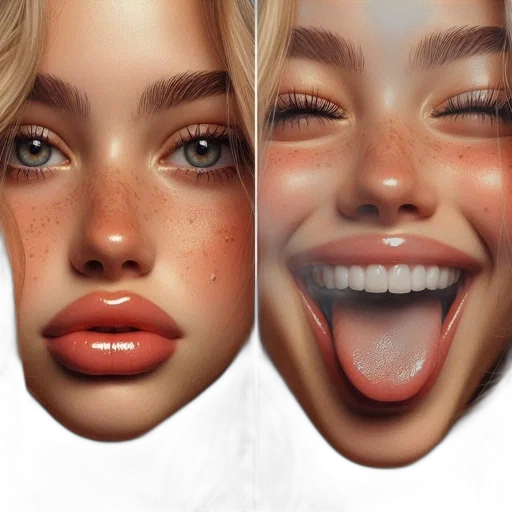face, mask, creature, photorealistic transparent PNG cut-out