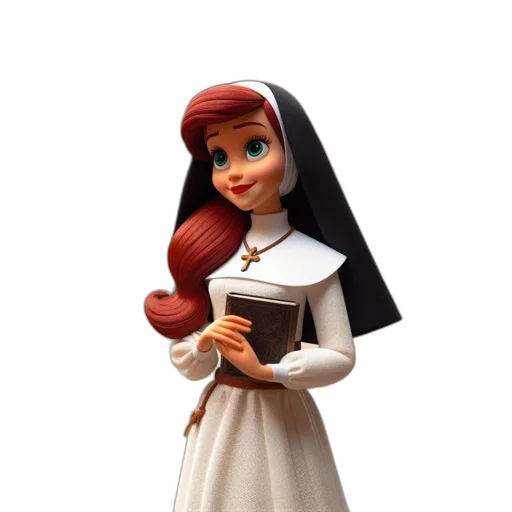 dress, staff, 3d render, concept art transparent PNG cut-out