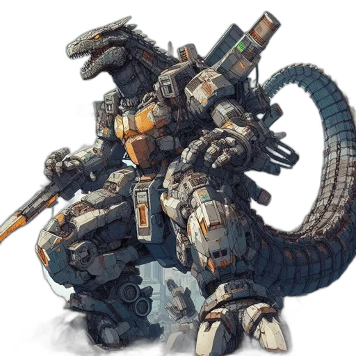dragon, robot, weapon, animal transparent PNG cut-out